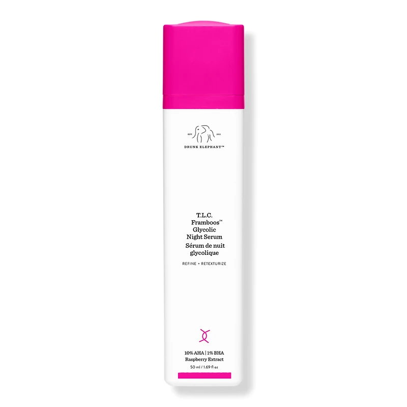Drunk Elephant T.L.C Framboos Glycolic Resurfacing Night Serum - oz