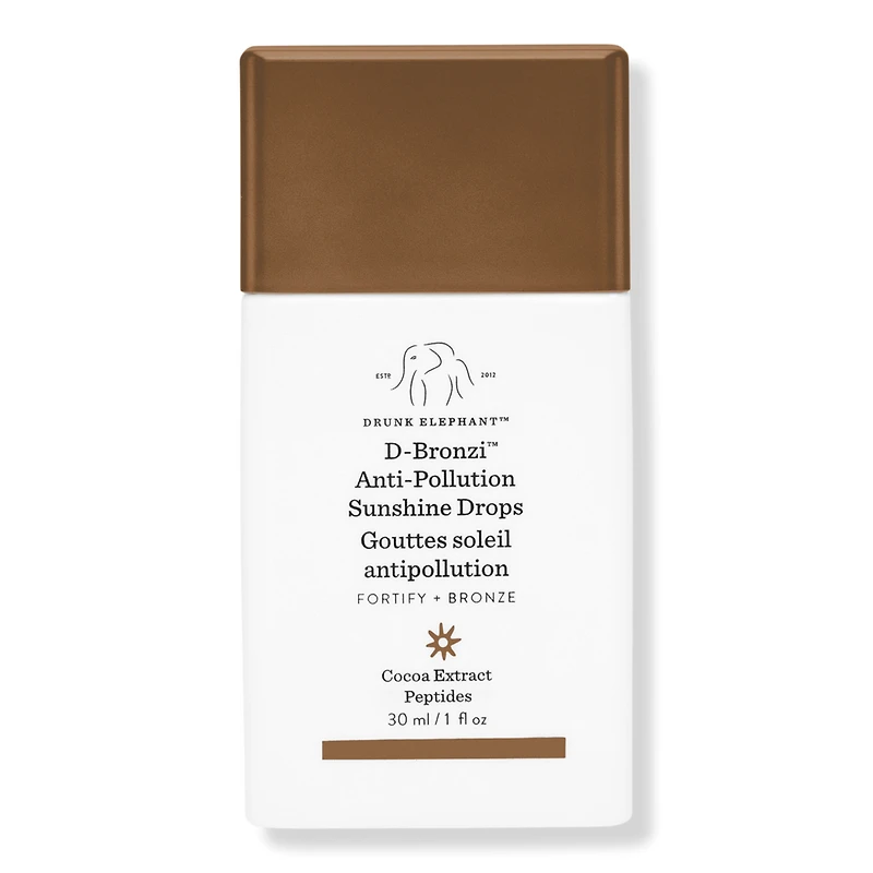 Drunk Elephant D-Bronzi Anti-Pollution Bronzing Drops with Peptides