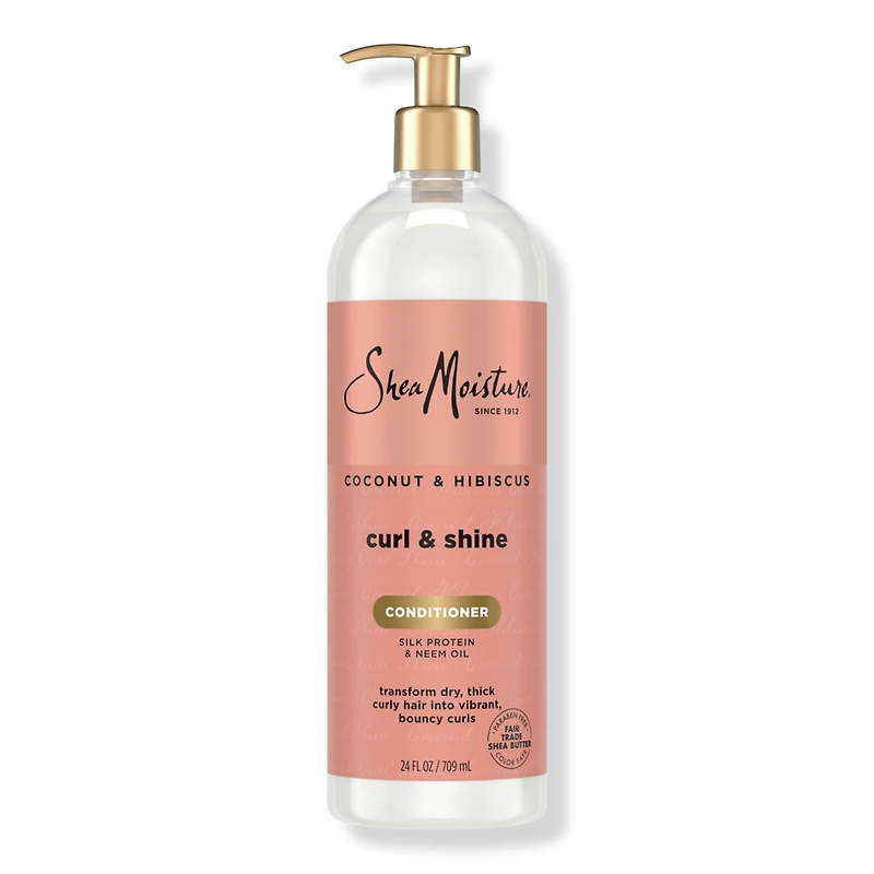 SheaMoisture Curl & Shine Coconut Hibiscus Conditioner - oz