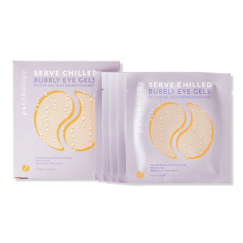 Patchology Serve Chilled Bubbly Brightening Eye Gels - pair