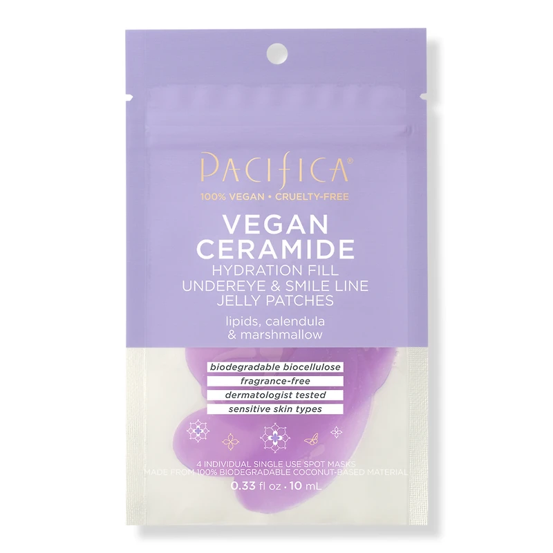Pacifica Vegan Ceramide Hydration Under Eye & Smile Line Jelly Patches