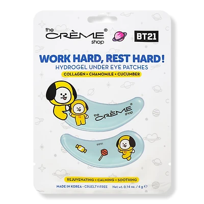 The Creme Shop Work Hard, Rest Hard! BT21 Chimmy Hydrogel Under Eye Patches