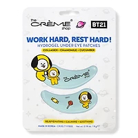 The Creme Shop Work Hard, Rest Hard! BT21 Chimmy Hydrogel Under Eye Patches