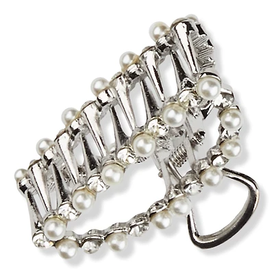 Scunci Elite Classic Silver-Finish Claw Hair Clip