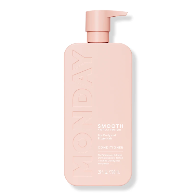 MONDAY Haircare SMOOTH Conditioner for Curly & Frizzy Hair with Wheat Protein - oz