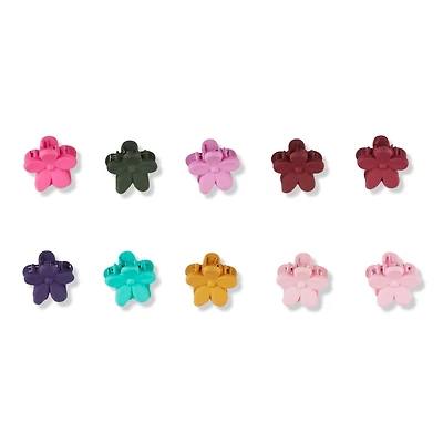 Scunci Mini Pony Tail Flower Claw Hair Clips