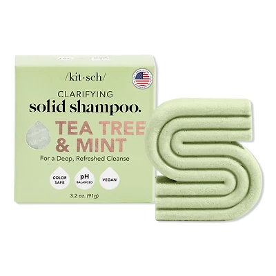 Kitsch Tea Tree & Mint Clarifying Hair Shampoo Bar