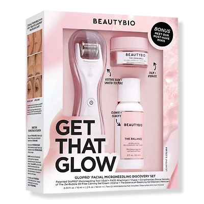 BeautyBio Get That Glow GloPRO Facial Microneedling Discovery Set