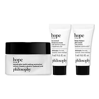 Philosophy Hope In A Jar Hydrate, Smooth & Glow Mini Set