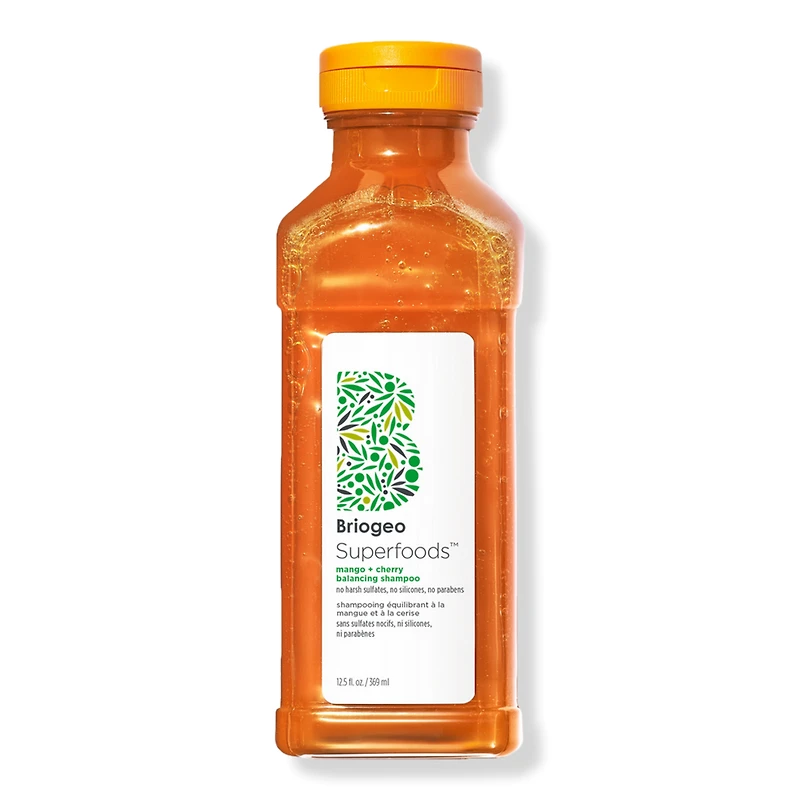 Briogeo Superfoods Mango + Cherry Oil Control & Balancing Shampoo - oz