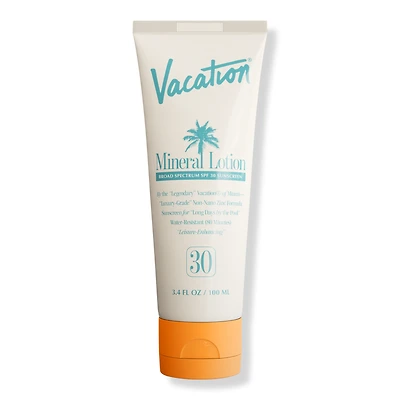 Vacation Mineral Lotion SPF 30 Sunscreen