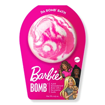 Da Bomb Barbie Pink Lemonade Swirl Bath Bomb
