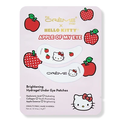 The Creme Shop Hello Kitty Apple Of My Eye Brightening Hydrogel Under Eye Patches