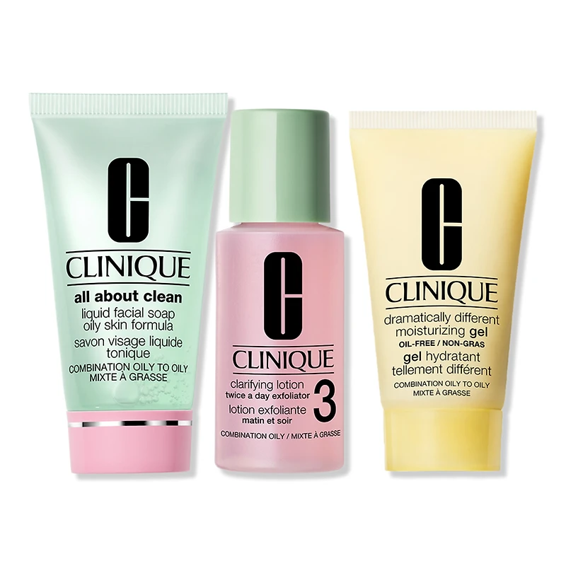 Clinique Skin School Supplies: Cleanser Refresher Course Set - Combination Oily