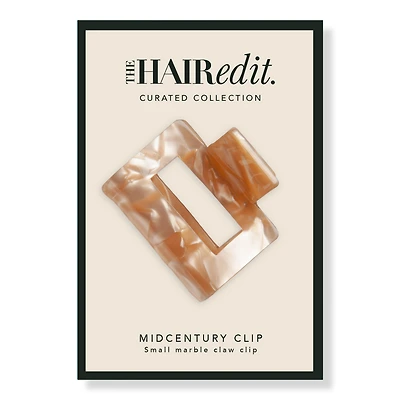 The Hair Edit Marble Midcentury Claw Clip
