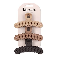 Kitsch Recycled Plastic Chain Claw Clip - Neutrals