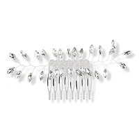 Scunci Silver & Rhinestone Hair Comb