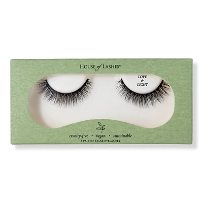 House of Lashes Love & Light Natural Volume Faux Mink Fibers False Eyelashes