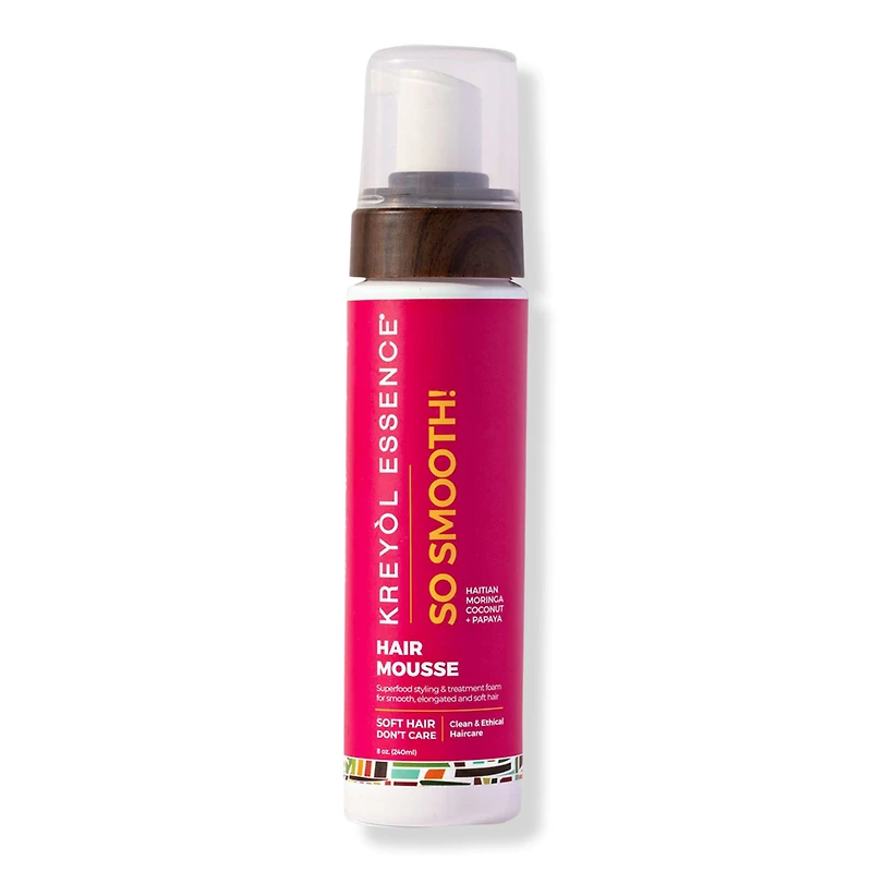 Kreyol Essence Soft Hair, Don't Care Haitian Moringa Oil So Smooth Hair Mousse
