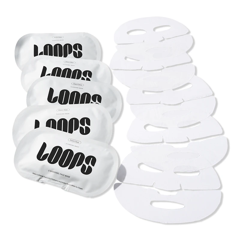 LOOPS Dream Sleep Nighttime Slugging Face Mask 5 Piece Set - 5 ct