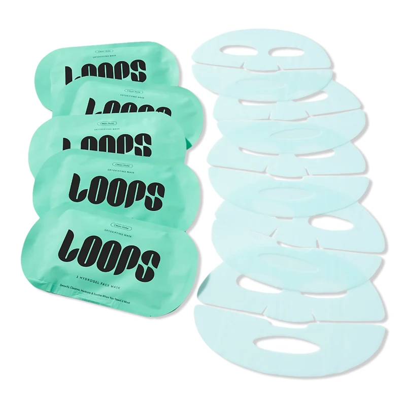 LOOPS Clean Slate Detoxifying Face Mask 5 Piece Set