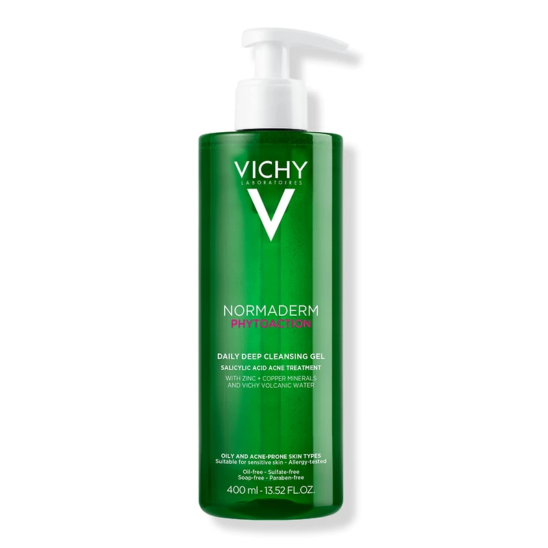 Vichy Normaderm Phytoaction Daily Deep Cleansing with Salicylic Acid - oz