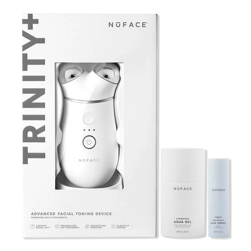 NuFACE TRINITY+ Starter Kit Smart Advanced Facial Toning Kit