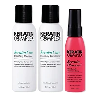 Keratin Complex Frizz-Fighting Healthy Hair Trio Kit