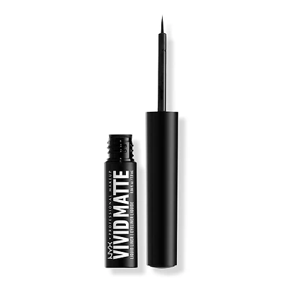 NYX Professional Makeup Vivid Matte Longwear Liquid Eyeliner - Black