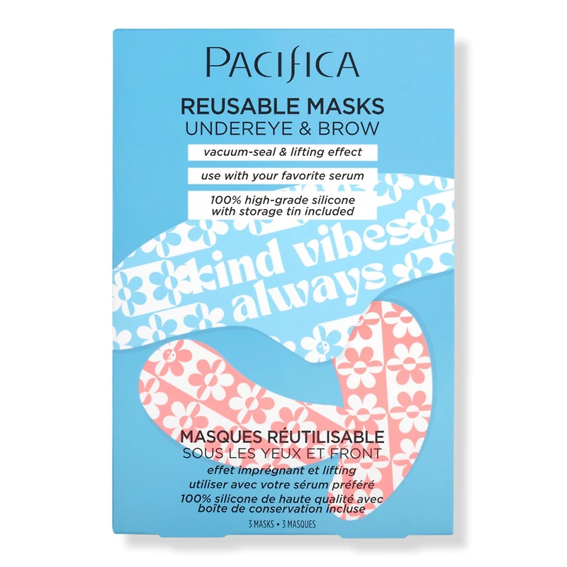 Pacifica Reusable Under Eye + Brow Mask Set