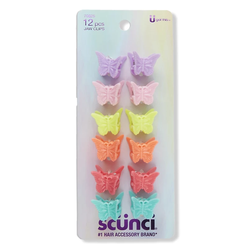 Scunci Butterfly Mini Claw Clips