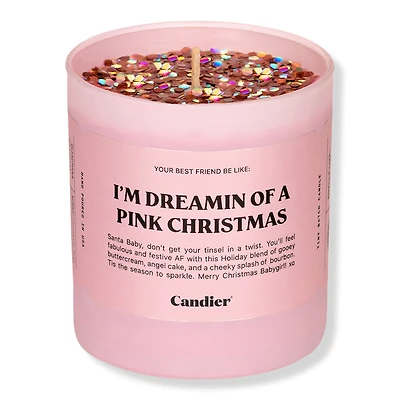 Candier I'm Dreamin of a Pink Christmas Candle