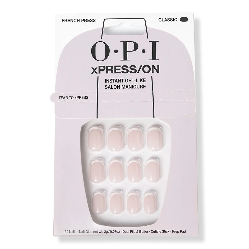 OPI xPRESS/ON French Tip Press On Nails