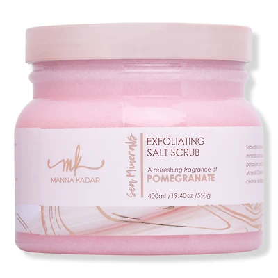 MANNA KADAR BEAUTY Pomegranate Sea Minerals Renewing Exfoliating Salt Scrub