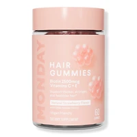 MONDAY Haircare Hair Gummies with Biotin & Vitamin C+E For Thicker Stronger Hair