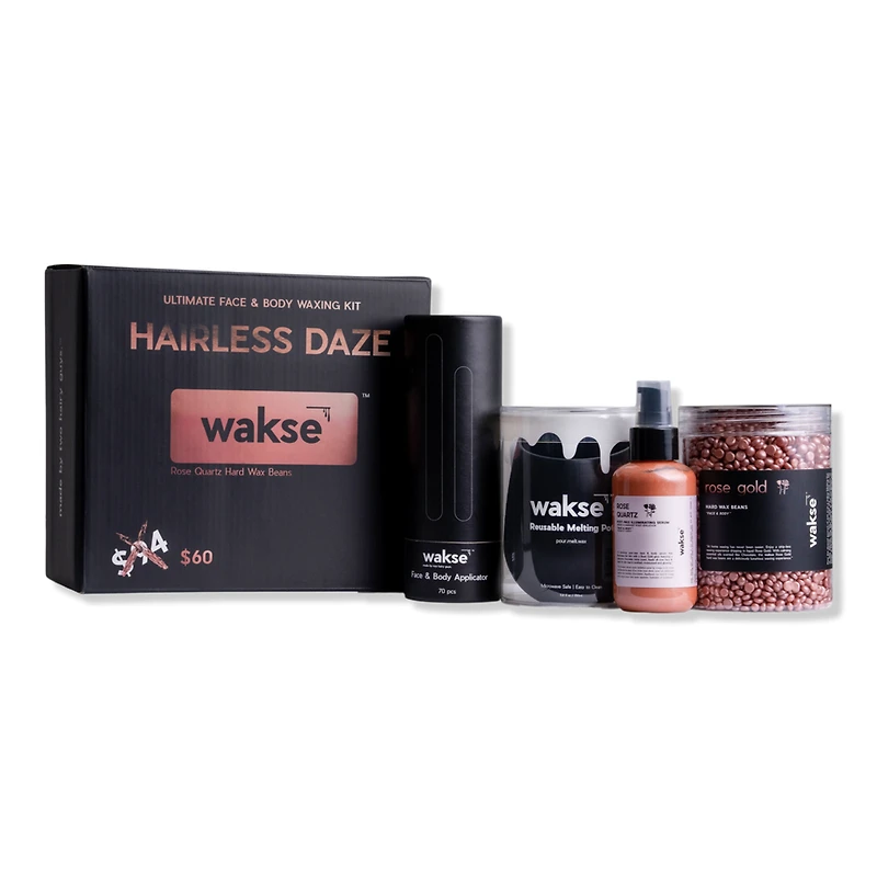 Wakse Ultimate Face & Body Waxing Kit - Rose Quartz