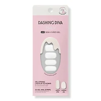 Dashing Diva Swiss Alps Glaze Semi-Cured Gel Art