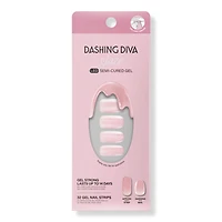 Dashing Diva Ballerina Blush Glaze Semi - Cured Gel Art