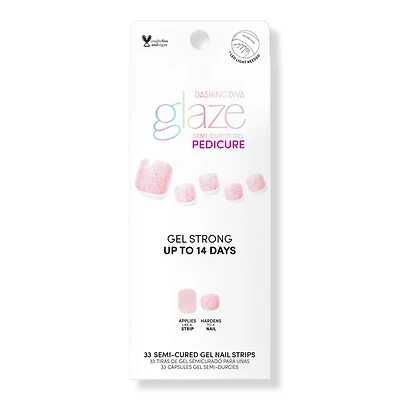 Dashing Diva Jack Frost Glaze Semi-Cured Gel Art Pedi