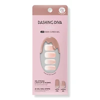 Dashing Diva Velvet Blush Glaze Semi-Cured Gel Art