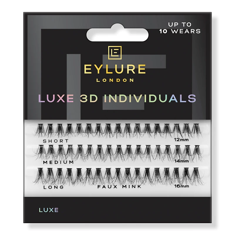 Eylure Luxe 3D Individual Faux Mink Lash Flares