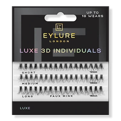 Eylure Luxe 3D Individual Faux Mink Lash Flares