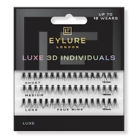 Eylure Luxe 3D Individual Faux Mink Lash Flares