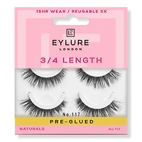 Eylure Pre-Glued Light & Wispy No. 117 Eyelashes Twin Pack