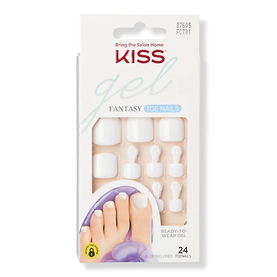 Kiss Gel Fantasy Press-On Toenails 