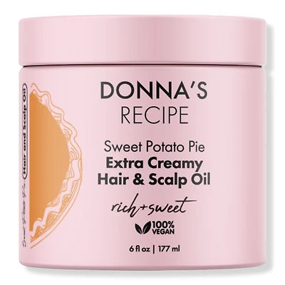 DONNA'S RECIPE Sweet Potato Pie Extra Creamy Hair and Scalp Oil
