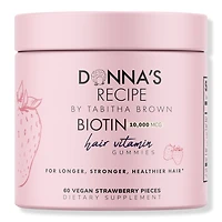 DONNA'S RECIPE Strawberry Biotin Hair Vitamin Gummies