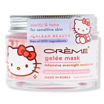 The Creme Shop Sanrio Hello Kitty Klean Beauty Intensive Overnight Moisture Gelee Mask