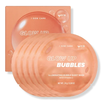 I Dew Care Glow Up Bubbles Illuminating Bubbling Sheet Mask