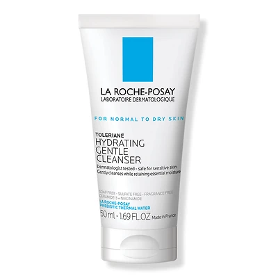La Roche-Posay Travel Size Toleriane Hydrating Gentle Face Cleanser for Dry Skin - 1.6 oz